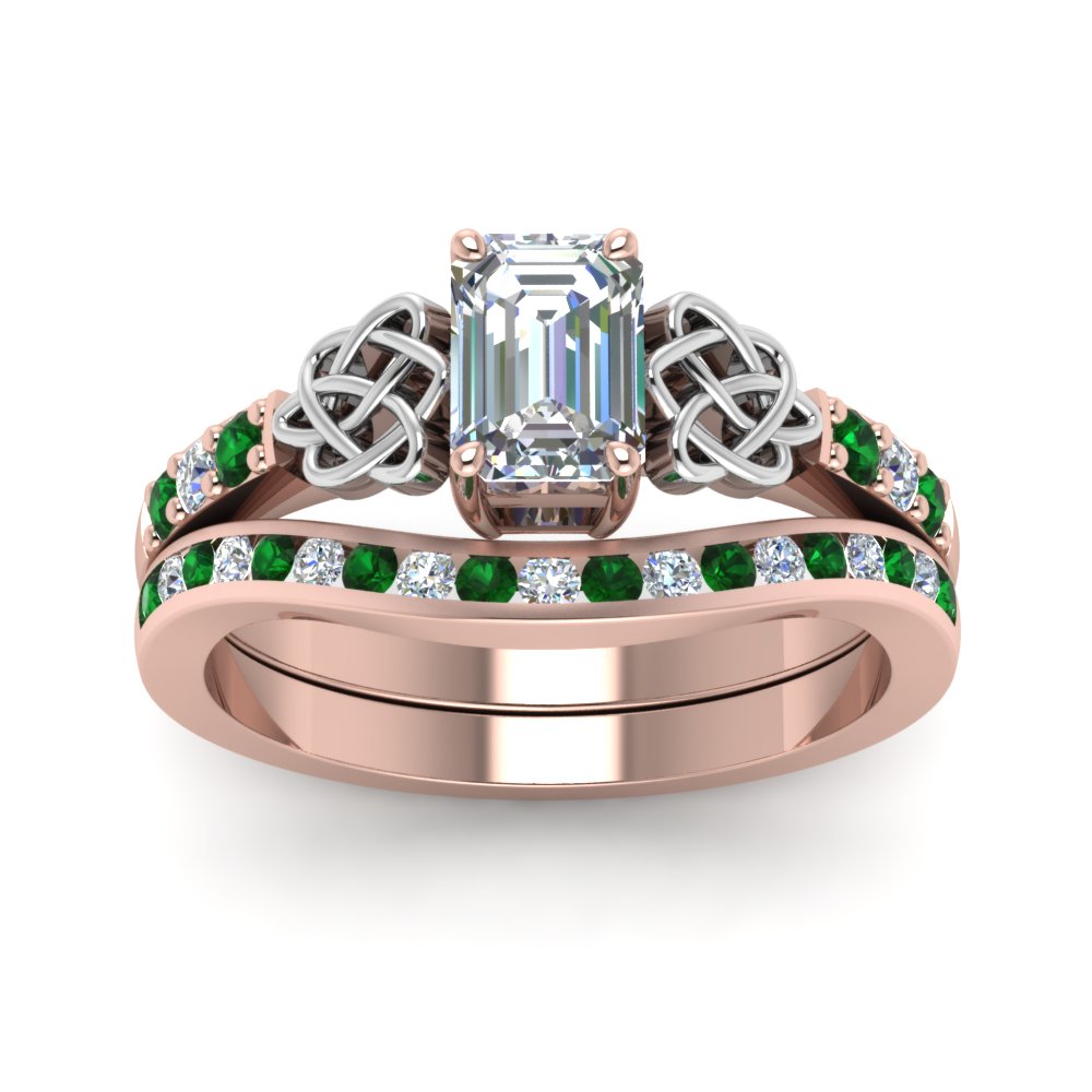 channel-band-emerald-cut-diamond-celtic-bridal-set-with-emerald-in-rose-gold-FDENS2255B2EMGEMGRANGLE5-NL-RG