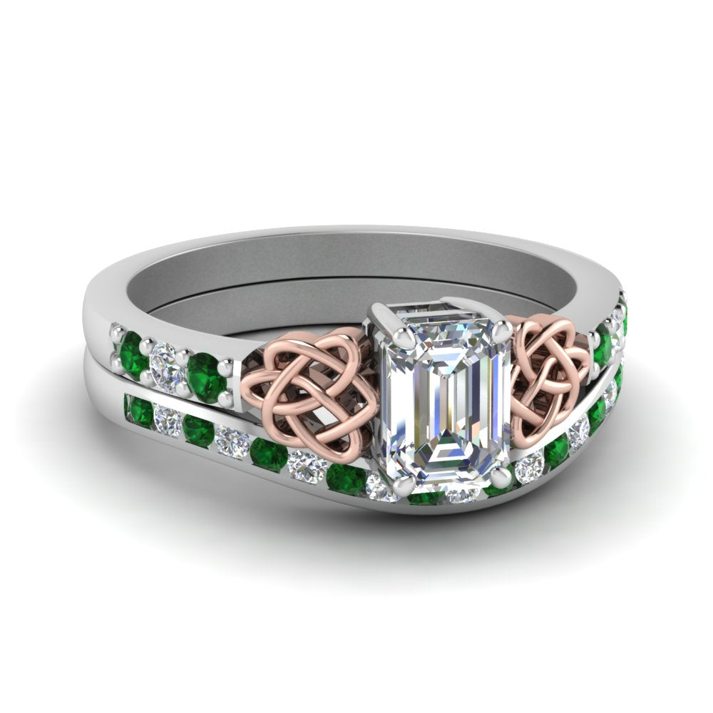 channel-band-emerald-cut-diamond-celtic-bridal-set-with-emerald-in-white-gold-FDENS2255B2EMGEMGR-NL-WG