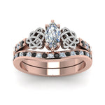 Load image into Gallery viewer, channel-band-marquise-cut-celtic-bridal-set-with-black-diamond-in-rose-gold-FDENS2255B2MQGBLACKANGLE5-NL-RG_edb0ed16-7071-40e5-b0cf-e417dbe86913?v=1756980487
