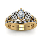Load image into Gallery viewer, channel-band-marquise-cut-celtic-bridal-set-with-black-diamond-in-yellow-gold-FDENS2255B2MQGBLACKANGLE5-NL-YG_a7b7148a-890b-4dde-9167-f1900712adba?v=1756980487
