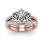 Load image into Gallery viewer, channel-band-marquise-cut-diamond-celtic-bridal-set-in-rose-gold-FDENS2255B2MQANGLE5-NL-RG_ca528c60-1f28-455e-b635-8c0fad4e5a0c?v=1756980486
