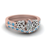 Load image into Gallery viewer, channel-band-marquise-cut-diamond-celtic-bridal-set-with-blue-topaz-in-rose-gold-FDENS2255B2MQGICBLTO-NL-RG_b98c5677-ae2b-41dc-93d9-f90cebed7e2a?v=1756980487
