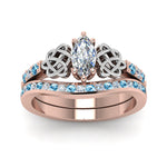 Load image into Gallery viewer, channel-band-marquise-cut-diamond-celtic-bridal-set-with-blue-topaz-in-rose-gold-FDENS2255B2MQGICBLTOANGLE5-NL-RG_f9cbf434-e245-42c7-912b-b0dabbaeb9f4?v=1756980487
