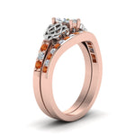Load image into Gallery viewer, channel-band-marquise-cut-diamond-celtic-bridal-set-with-orange-sapphire-in-rose-gold-FDENS2255B2MQGSAORANGLE2-NL-RG_ececf555-a03c-4819-a7b1-0f202538050f?v=1756980486
