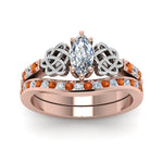Load image into Gallery viewer, channel-band-marquise-cut-diamond-celtic-bridal-set-with-orange-sapphire-in-rose-gold-FDENS2255B2MQGSAORANGLE5-NL-RG_c3cc4814-61f0-4a95-a29b-1c1a711f17e4?v=1756980486
