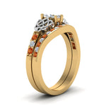 Load image into Gallery viewer, channel-band-marquise-cut-diamond-celtic-bridal-set-with-orange-sapphire-in-yellow-gold-FDENS2255B2MQGSAORANGLE2-NL-YG_da43618e-6810-49c4-9273-e83a7e97d109?v=1756980487
