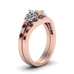 Load image into Gallery viewer, channel-band-marquise-cut-diamond-celtic-bridal-set-with-ruby-in-rose-gold-FDENS2255B2MQGRUDRANGLE2-NL-RG_c2038302-2ce5-49e4-9b99-6ff03d9129b0?v=1756980486
