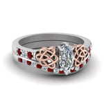 Load image into Gallery viewer, channel-band-marquise-cut-diamond-celtic-bridal-set-with-ruby-in-white-gold-FDENS2255B2MQGRUDR-NL-WG_9e8e9d17-bf6d-4d69-aa44-ad8f129884dd?v=1756980487
