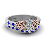 Load image into Gallery viewer, channel-band-marquise-cut-diamond-celtic-bridal-set-with-sapphire-in-white-gold-FDENS2255B2MQGSABL-NL-WG_0d7db584-9d7a-49c5-9af7-3604e371c869?v=1756980486
