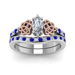 Load image into Gallery viewer, channel-band-marquise-cut-diamond-celtic-bridal-set-with-sapphire-in-white-gold-FDENS2255B2MQGSABLANGLE5-NL-WG_89e3a856-50eb-4cdc-ad92-0a7cde4669c7?v=1756980486

