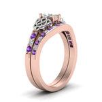 Load image into Gallery viewer, channel-band-marquise-cut-diamond-celtic-bridal-set-with-violet-topaz-in-rose-gold-FDENS2255B2MQGVITOANGLE2-NL-RG_730ea547-dec2-4e80-9e05-f864ca0682aa?v=1756980487

