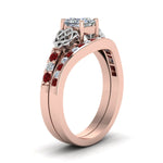 Load image into Gallery viewer, channel-band-princess-cut-diamond-celtic-bridal-set-with-ruby-in-rose-gold-FDENS2255B2PRGRUDRANGLE2-NL-RG_18ee695f-291b-4d42-8c76-b7405b48241b?v=1756980497
