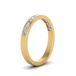 Load image into Gallery viewer, channel-princess-cut-diamond-wedding-band-1-carat-in-18K-yellow-gold-FD8382-1.0CTBANGLE2-NL-YG
