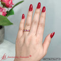 Thumbnail 3 - channel-princess-cut-diamond-wedding-band-1-carat-with-pink-sapphire-in-18k-yellow-gold-FD8382-1.00-CT-FANCY1-NL-YG