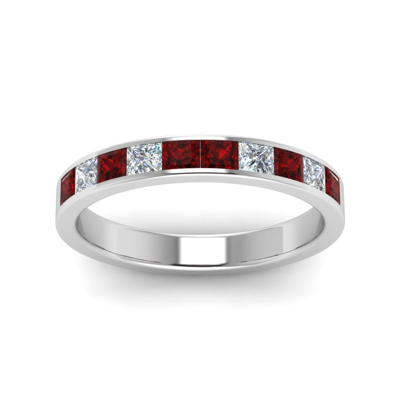 channel-princess-cut-diamond-wedding-band-1-carat-with-ruby-in-950-Platinum-FD8382-1.0CTBGRUDRANGLE5-NL-WG