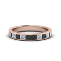 Thumbnail 22 - channel-princess-cut-wedding-band-1-carat-with-black-diamond-in-14K-rose-gold-FD8382-1.0CTBGBLACK-NL-RG