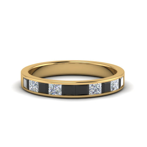 channel-princess-cut-wedding-band-1-carat-with-black-diamond-in-18K-yellow-gold-FD8382-1.0CTBGBLACK-NL-YG