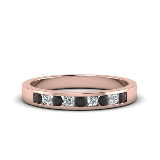 Channel 9 Stone Mens Wedding Ring