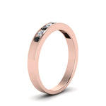 Load image into Gallery viewer, Channel 9 Stone Mens Wedding Ring
