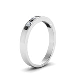 Load image into Gallery viewer, Channel 9 Stone Mens Wedding Ring
