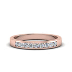 Load image into Gallery viewer, Channel 9 Stone Mens Wedding Ring
