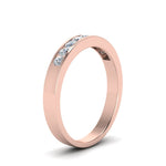 Load image into Gallery viewer, Channel 9 Stone Mens Wedding Ring
