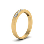 Load image into Gallery viewer, Channel 9 Stone Mens Wedding Ring
