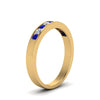 Load image into Gallery viewer, Channel 9 Stone Mens Wedding Ring