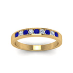 Load image into Gallery viewer, Channel 9 Stone Mens Wedding Ring
