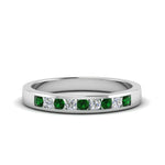 Load image into Gallery viewer, Channel 9 Stone Mens Wedding Ring
