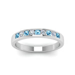 Load image into Gallery viewer, Channel 9 Stone Mens Wedding Ring
