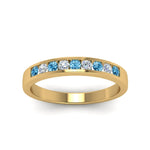 Load image into Gallery viewer, Channel 9 Stone Mens Wedding Ring
