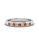 Load image into Gallery viewer, Channel 9 Stone Mens Wedding Ring

