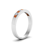 Load image into Gallery viewer, Channel 9 Stone Mens Wedding Ring
