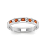 Load image into Gallery viewer, Channel 9 Stone Mens Wedding Ring
