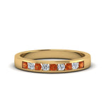 Load image into Gallery viewer, Channel 9 Stone Mens Wedding Ring
