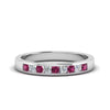 Load image into Gallery viewer, Channel 9 Stone Mens Wedding Ring