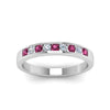 Load image into Gallery viewer, Channel 9 Stone Mens Wedding Ring