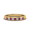 Load image into Gallery viewer, Channel 9 Stone Mens Wedding Ring