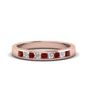 Load image into Gallery viewer, Channel 9 Stone Mens Wedding Ring