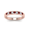 Load image into Gallery viewer, Channel 9 Stone Mens Wedding Ring
