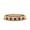 Load image into Gallery viewer, Channel 9 Stone Mens Wedding Ring