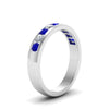 Load image into Gallery viewer, channel-round-diamond-wedding-band-with-blue-sapphire-in-14K-white-gold-FDMR1098GSABLANGLE2-NL-WG.jpg