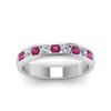 Load image into Gallery viewer, channel-round-diamond-wedding-band-with-pink-sapphire-in-14K-white-gold-FDMR1098GSADRPIANGLE5-NL-WG_17897e9d-ff3f-47cd-9d88-1145d7960583.jpg