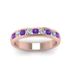 Load image into Gallery viewer, channel-round-diamond-wedding-band-with-violac-topaz-in-14K-rose-gold-FDMR1098GVITOANGLE5-NL-RG.jpg