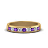Load image into Gallery viewer, channel-round-diamond-wedding-band-with-violac-topaz-in-14K-yellow-gold-FDMR1098GVITO-NL-YG.jpg