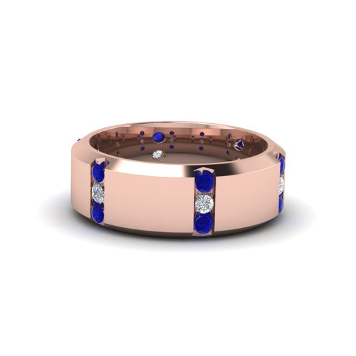channel-set-3-stone-diamond-mens-wedding-band-anniversary-ring-with-blue-sapphire-in-14K-rose-gold-FDM8113BGSABL-NL-RG.jpg