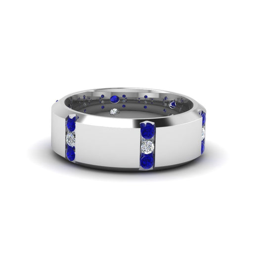 channel-set-3-stone-diamond-mens-wedding-band-anniversary-ring-with-blue-sapphire-in-14K-white-gold-FDM8113BGSABL-NL-WG.jpg