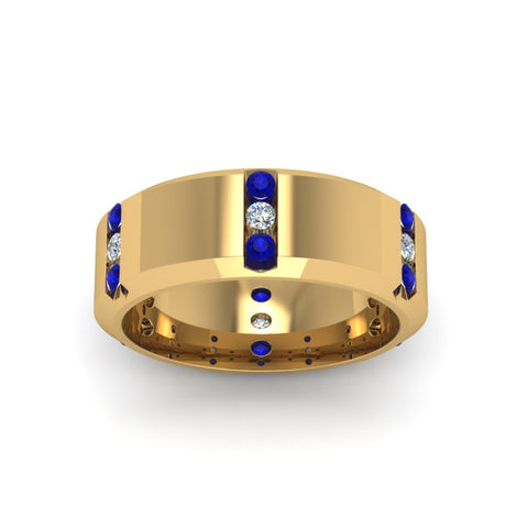 channel-set-3-stone-diamond-mens-wedding-band-anniversary-ring-with-blue-sapphire-in-14K-yellow-gold-FDM8113BGSABLANGLE5-NL-YG.jpg