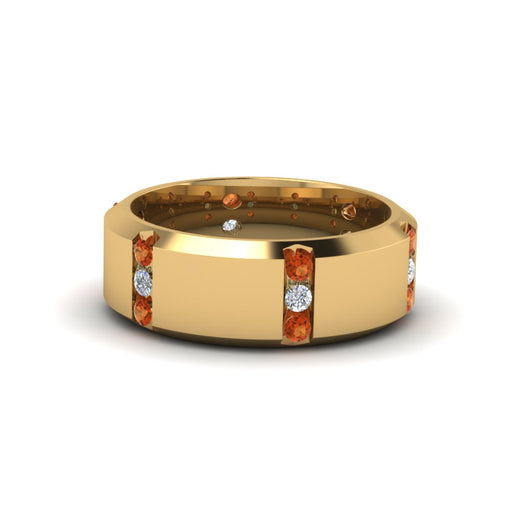 channel-set-3-stone-diamond-mens-wedding-band-anniversary-ring-with-orange-sapphire-in-14K-yellow-gold-FDM8113BGSAOR-NL-YG.jpg